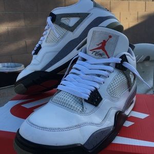Jordan 4 White Cement